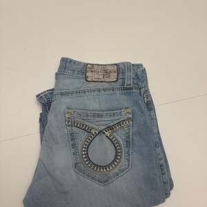 Vintage Y2K Big Star Like True Religion Y2K Distressed Jeans